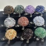 Tortuga de Amatista Hecha a Mano en Metal y Cristal - Imagen 2