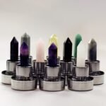 botella de agua energética con cristal