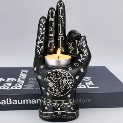 porta incienso mano mística