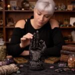 porta incienso mano mística