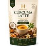 Cúrcuma Latte Herbalinea 150 g | Golden Milk con Adaptógenos, Ashwagandha, Leche de Coco y Superfoods Naturales