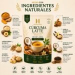 Cúrcuma Latte Herbalinea 150 g | Golden Milk con Adaptógenos, Ashwagandha, Leche de Coco y Superfoods Naturales