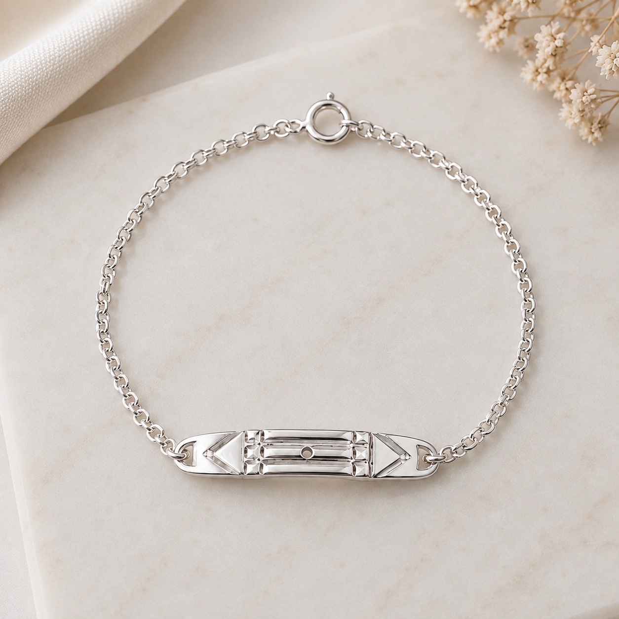 FOTO 1 Pulsera Atlante de Plata 925 Ajustable | Protección, Energia y Estilo en una joya poderosa - Imagen 1