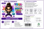 Taza de Cerámica Yoga con Frase Divertida 330 ml | Regalo Original para Yoguis, Meditación y Mindfulness