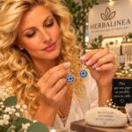 Pendientes Ojo Turco Azul de Plata 925
